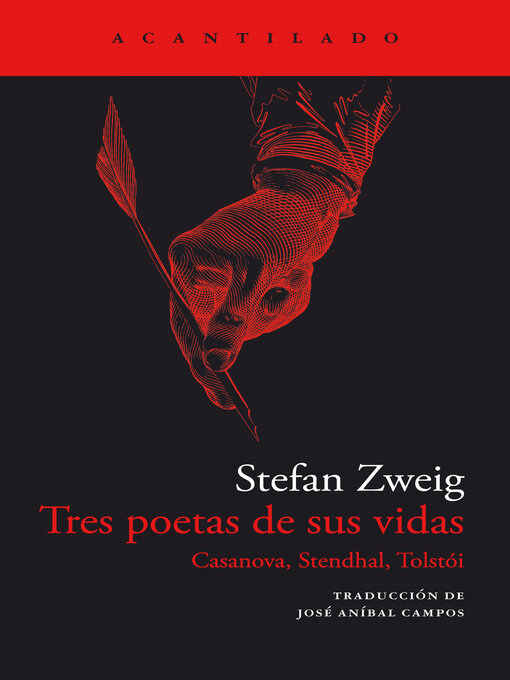 Title details for Tres poetas de sus vidas by Stefan Zweig - Wait list